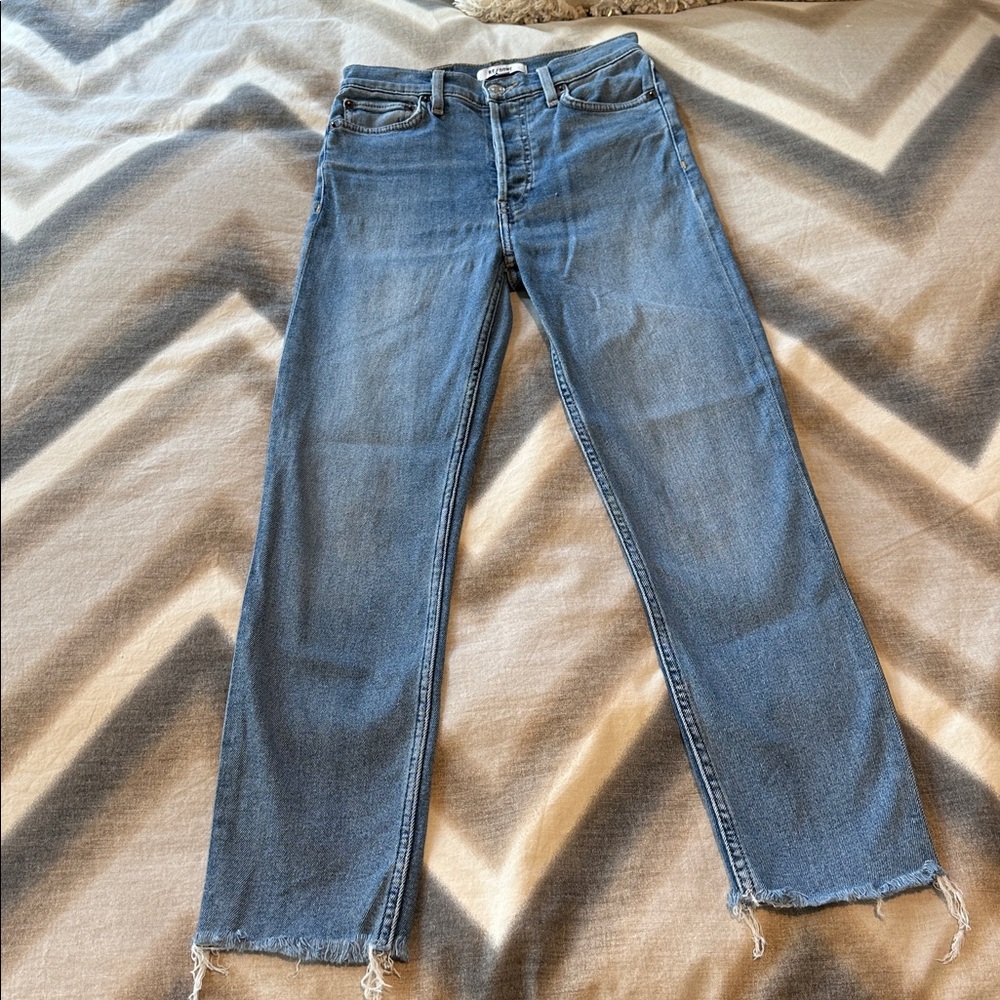 Re/Done Button Fly Denim Jeans